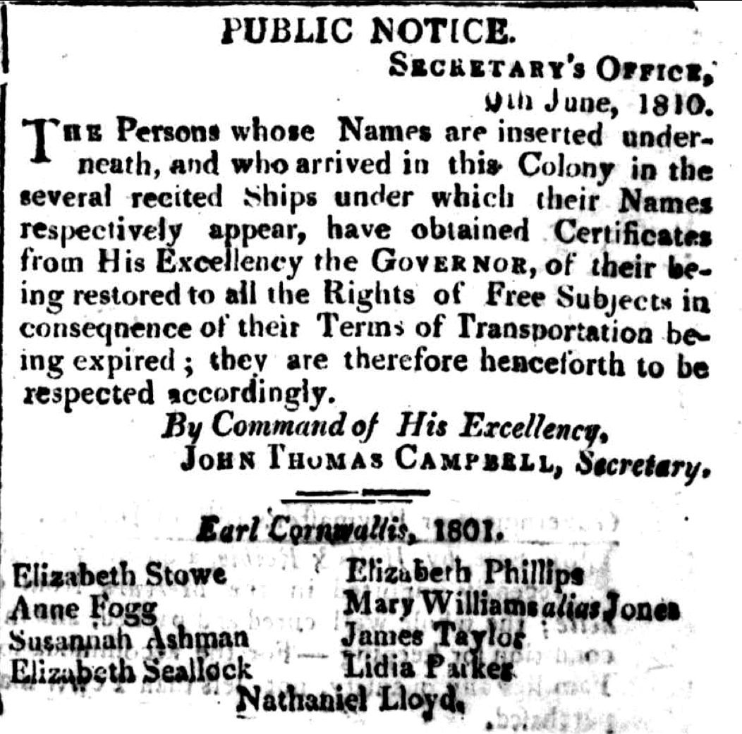 Public Notice of Emancipation - Lydia Parker