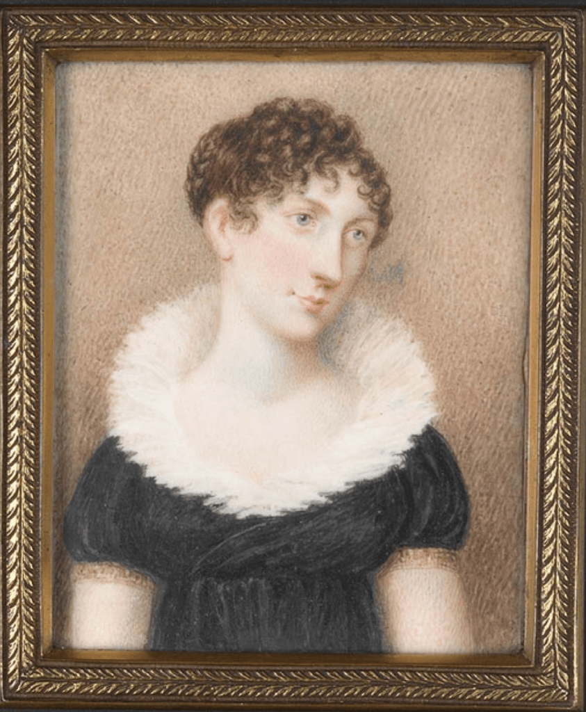 Elizabeth Macquarie, wife of Governor Lachlan Macquarie, portrait, miniature, Old Parramattans